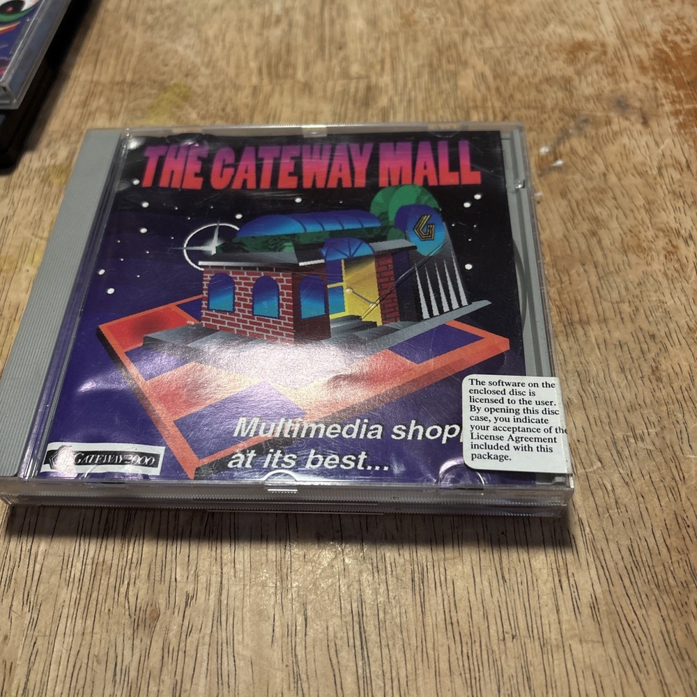 The Gateway Mall CD-ROM Game Windows PC Rare July 1993 Edition Gateway 2000